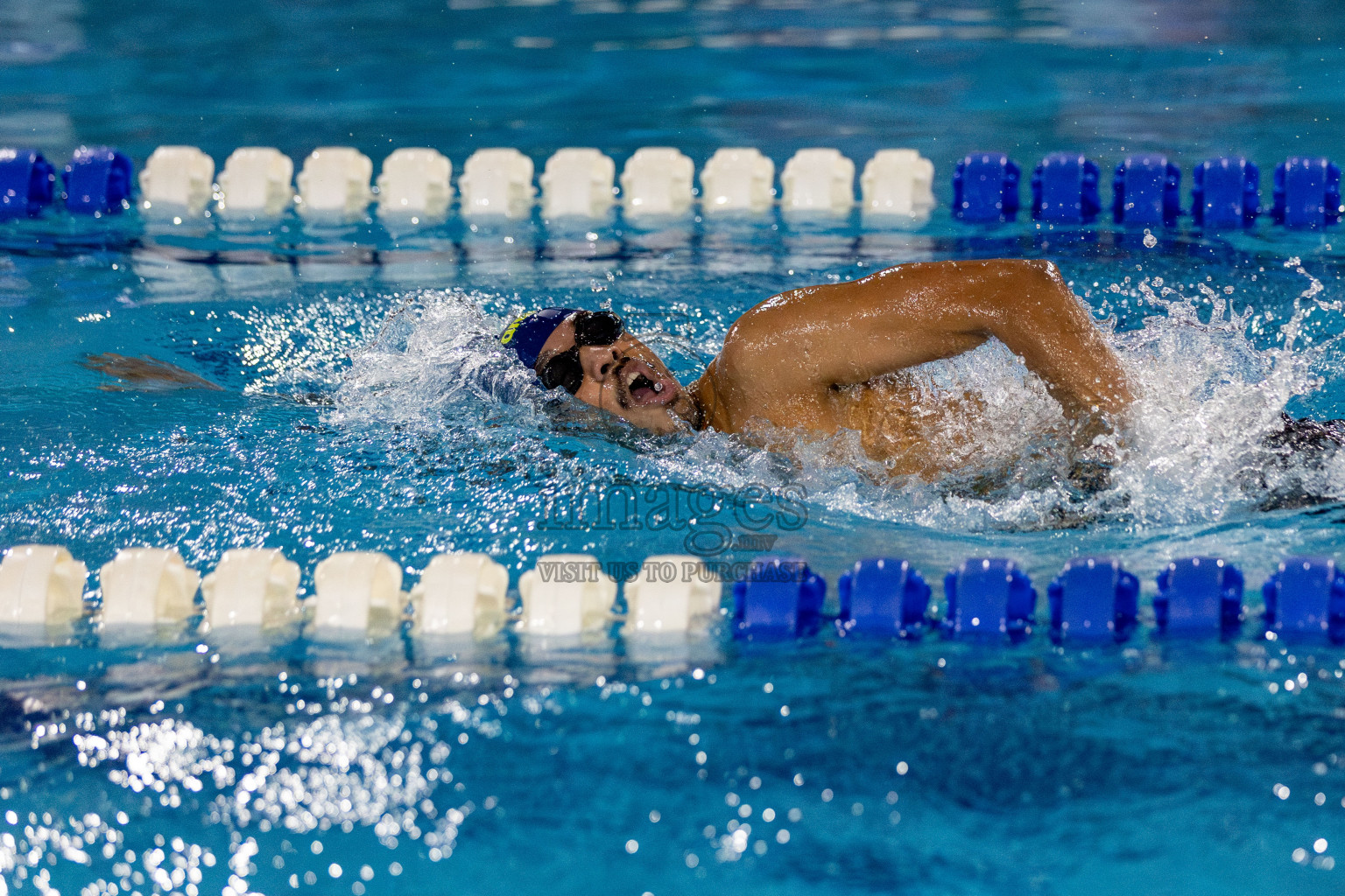 Day 2 of National Swimming Competition 2024 held in Hulhumale', Maldives on Saturday, 14th December 2024. Photos: Hassan Simah / images.mv