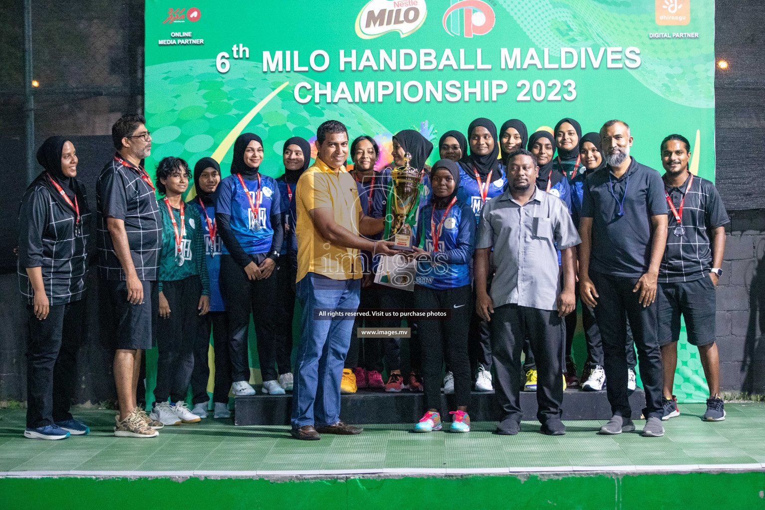 Finals of 6th MILO Handball Maldives Championship 2023, held in Handball ground, Male', Maldives on 10th June 2023 Photos: Nausham waheed / images.mv