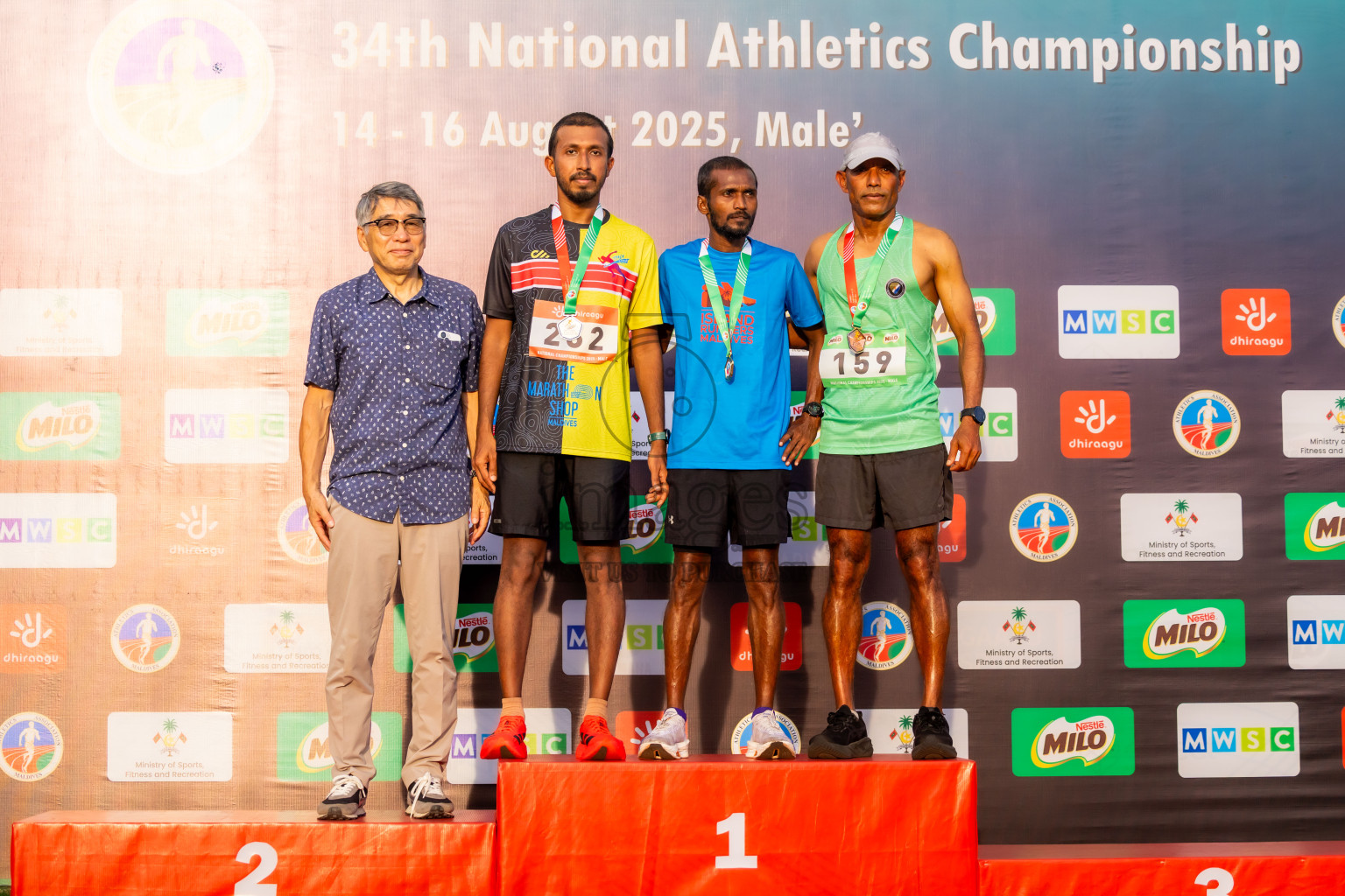 Day 1 of National Athletics Championship 2025 was held at Ekuveni Running Ground in Male', Maldives on Thursday, 14th August 2025. Photos: Nausham Waheed / images.mv