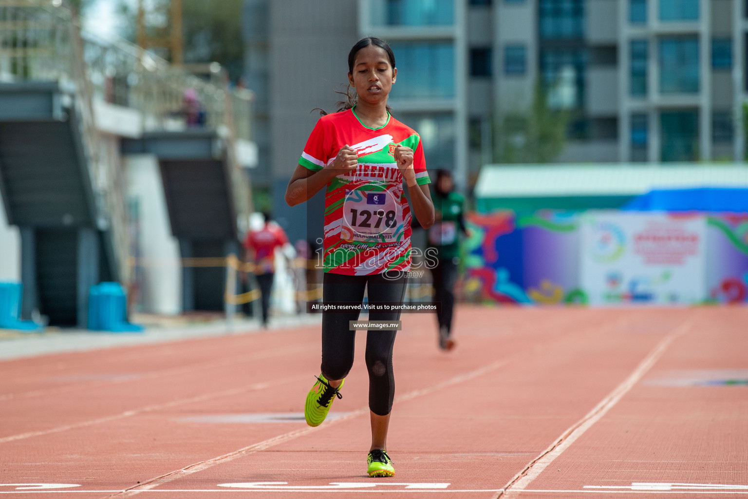 Day two of Inter School Athletics Championship 2023 was held at Hulhumale' Running Track at Hulhumale', Maldives on Sunday, 15th May 2023. Photos: Nausham Waheed / images.mv