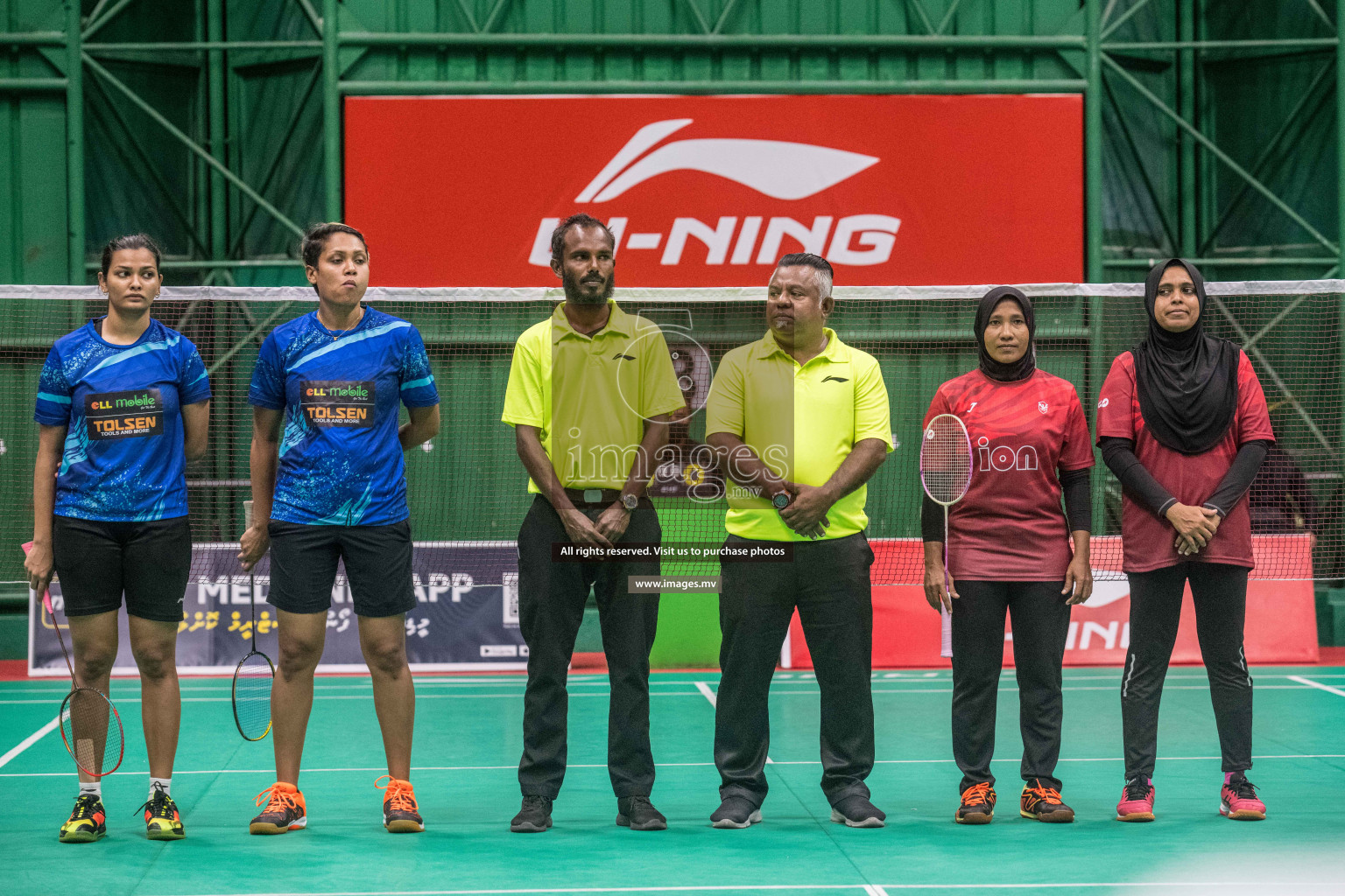 Final of Badminton association mixed group championship 2021 held in Male', Maldives Photos by Nausham Waheed