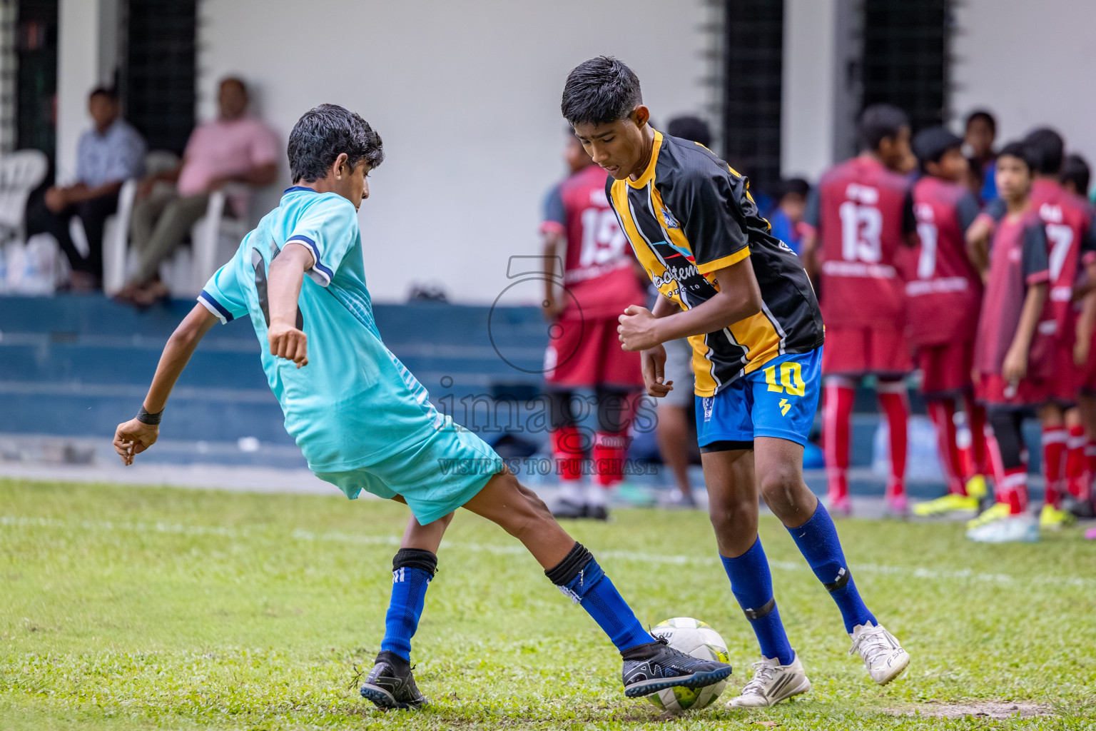 Day 2 of MILO Academy Championship 2025 (U14) was held on Friday, 31st October 2025 at Henveiru Football Grounds, Male', Maldives . 
Photos: Hassan Simah / images.mv