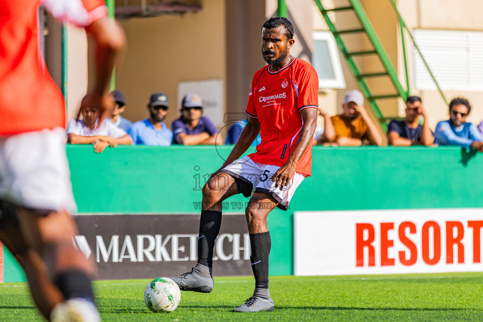 The Marina vs SAII Lagoon in Resort League 2025 (South Male Zone) day 11 was held on Thursday, 9th October 2025 in Crossroads's Maldives, Photos: Areef Adam / images.mv