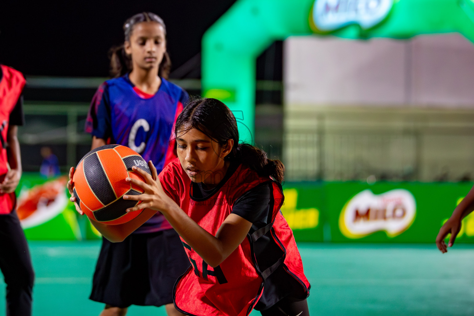 Day 6 of MILO 3x3 Netball Challenge 2024 was held in Ekuveni Netball Court at Male', Maldives on Tuesday, 19th March 2024.
Photos: Hassan Simah / images.mv