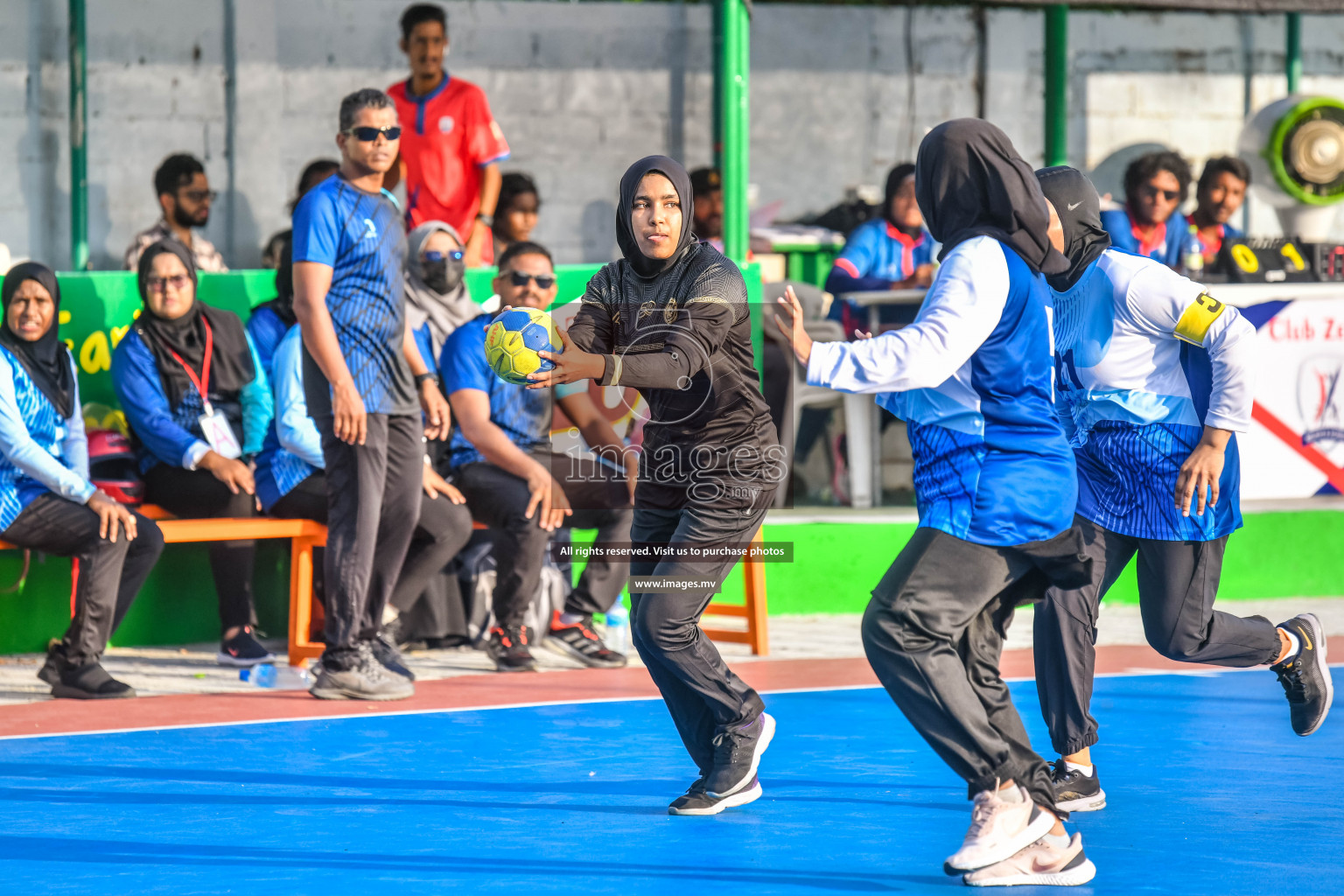 Day 9 of Milo 6th Inter Office Handball Tournament 2022 - Photos by Nausham Waheed