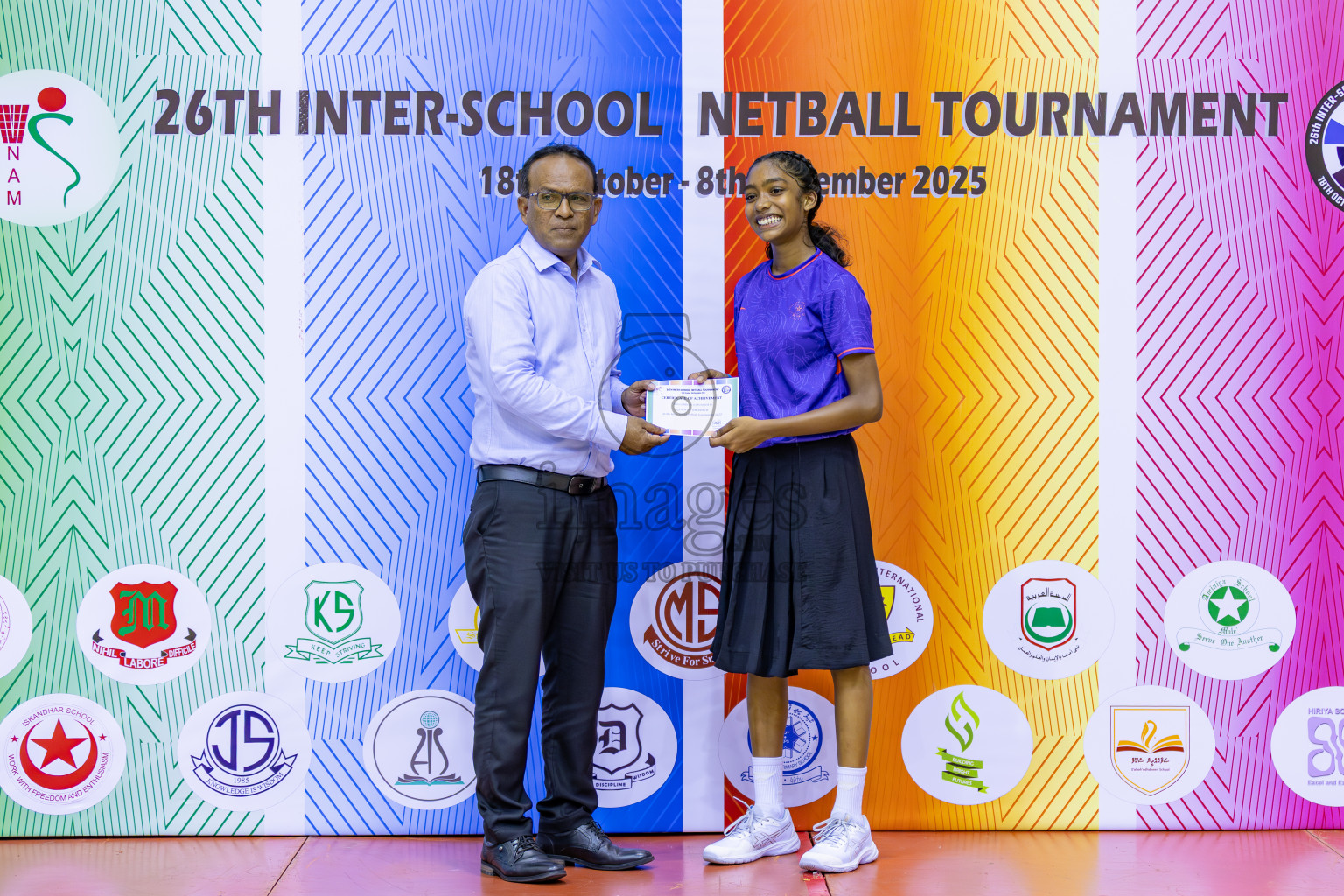 Day 11 of 26th Inter-School Netball Tournament 2025 was held in Social Center Indoor Hall on Wednesday, 29th October 2025. Photos: Areef Adam / images.mv