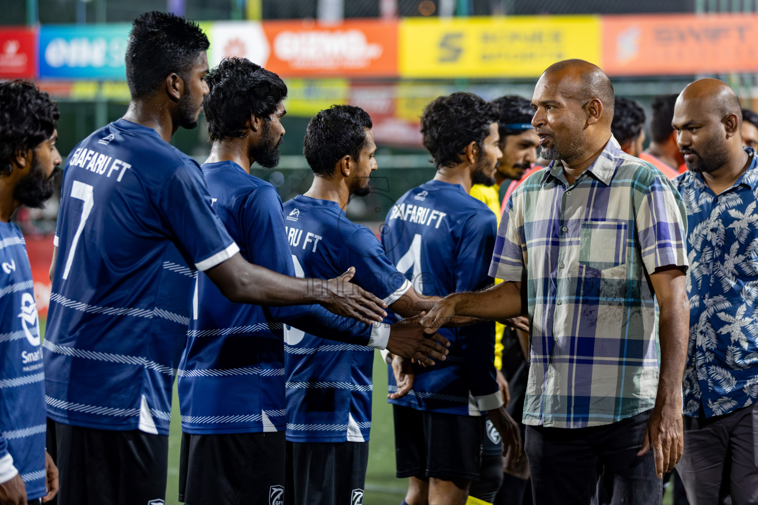 K. Gaafaru VS B. Eydhafushi on Day 36 of Golden Futsal Challenge 2024 was held on Wednesday, 21st February 2024, in Hulhumale', Maldives 
Photos: Hassan Simah/ images.mv