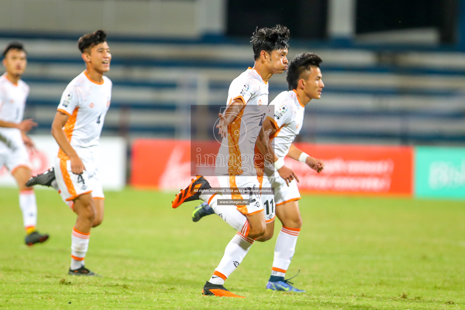 Bhutan vs Bangladesh in SAFF Championship 2023 held in Sree Kanteerava Stadium, Bengaluru, India, on Wednesday, 28th June 2023. Photos: Nausham Waheed, Hassan Simah / images.mv