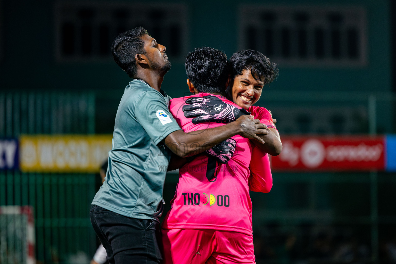 AA Bodufolhudhoo vs AA Thoddoo in Day 15 of Golden Futsal Challenge 2025 was held on Sunday, 19th January 2025, in Hulhumale', Maldives. Photos: Nausham Waheed / images.mv