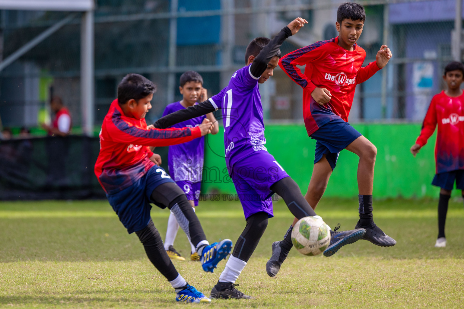 Day 1 of MILO Academy Championship 2024 - U12 was held at Henveiru Grounds in Male', Maldives on Thursday, 4th July 2024. Photos: Shuu Abdul Sattar / images.mv