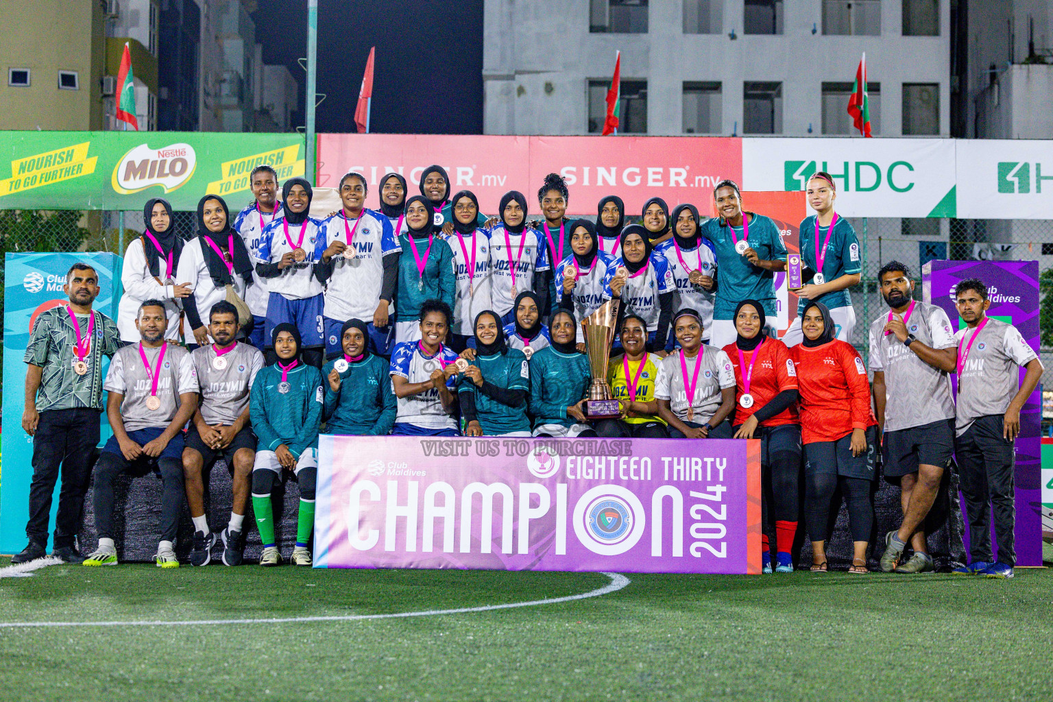 MPL vs POLICE CLUB in Finals of Eighteen Thirty 2024 held in Rehendi Futsal Ground, Hulhumale', Maldives on Sunday, 22nd September 2024. Photos: Nausham Waheed, Shu / images.mv