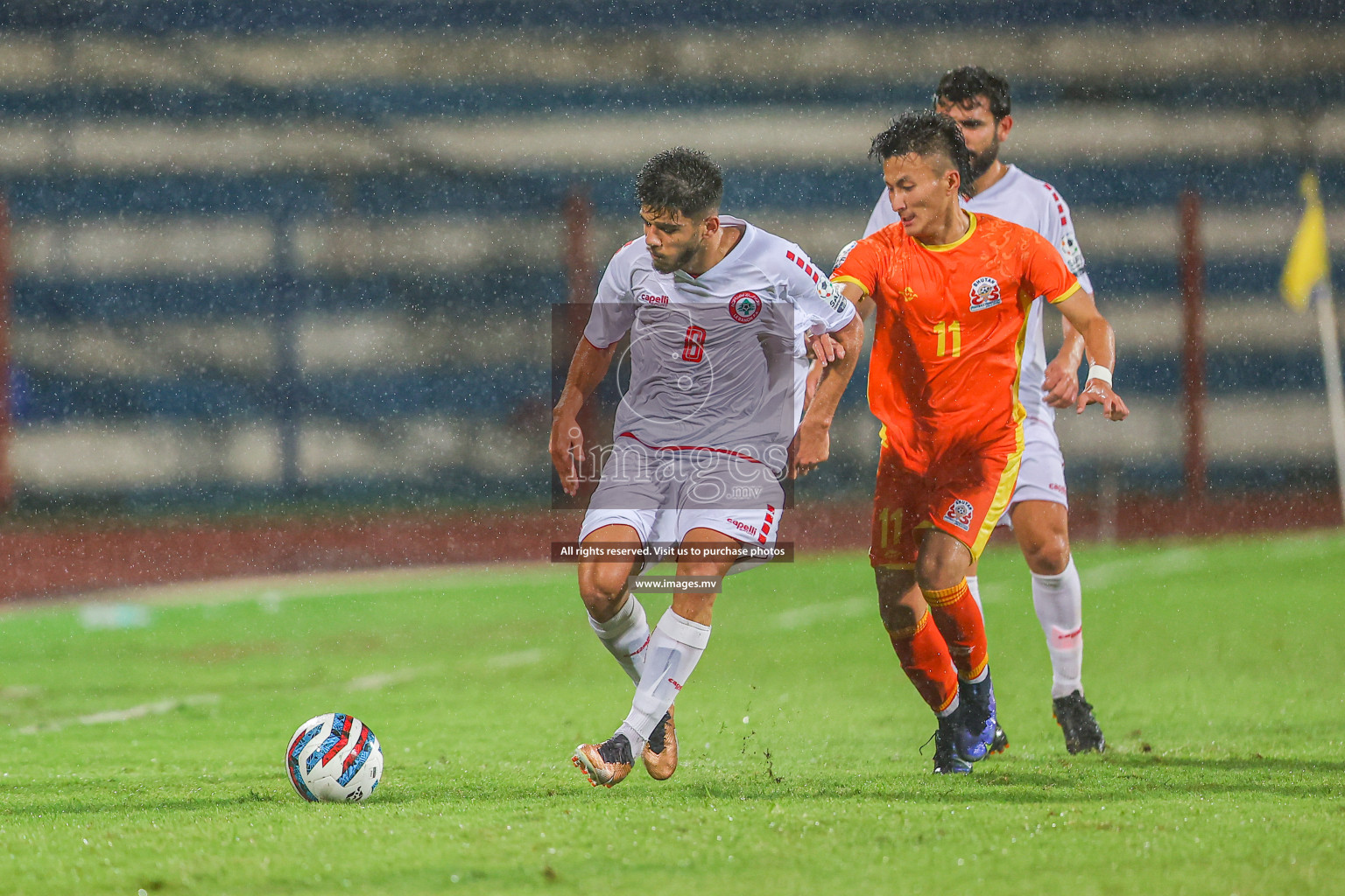 Bhutan vs Lebanon in SAFF Championship 2023 held in Sree Kanteerava Stadium, Bengaluru, India, on Sunday, 25th June 2023. Photos: Nausham Waheed, Hassan Simah / images.mv