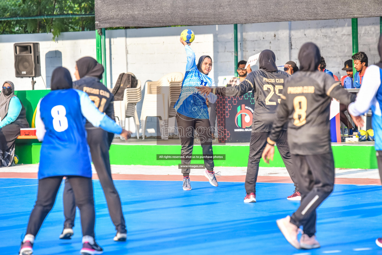 Day 9 of Milo 6th Inter Office Handball Tournament 2022 - Photos by Nausham Waheed