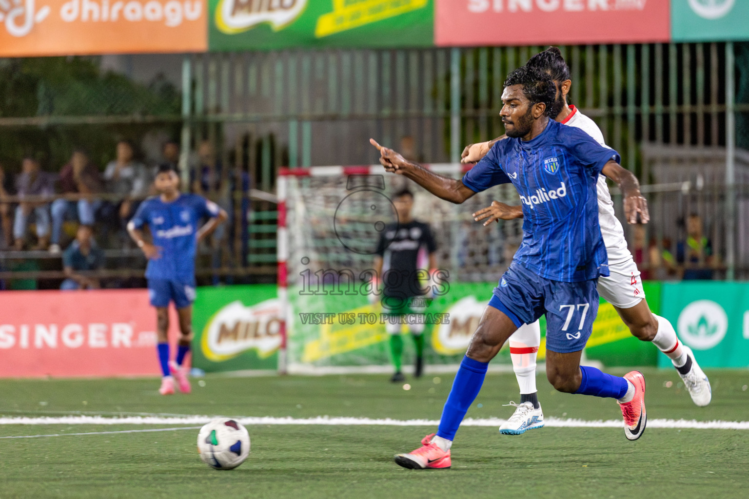 Team Allied vs Club Aasandha in Club Maldives Cup 2024 held in Rehendi Futsal Ground, Hulhumale', Maldives on Monday, 23rd September 2024. 
Photos: Mohamed Mahfooz Moosa / images.mv