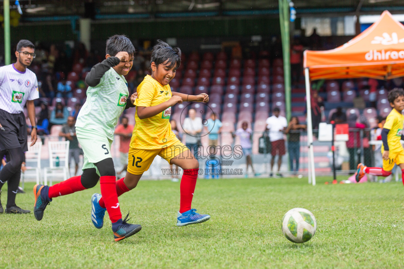 Day 2 of MILO Kids Football Fiesta was held at National Stadium in Male', Maldives on Saturday, 24th February 2024.