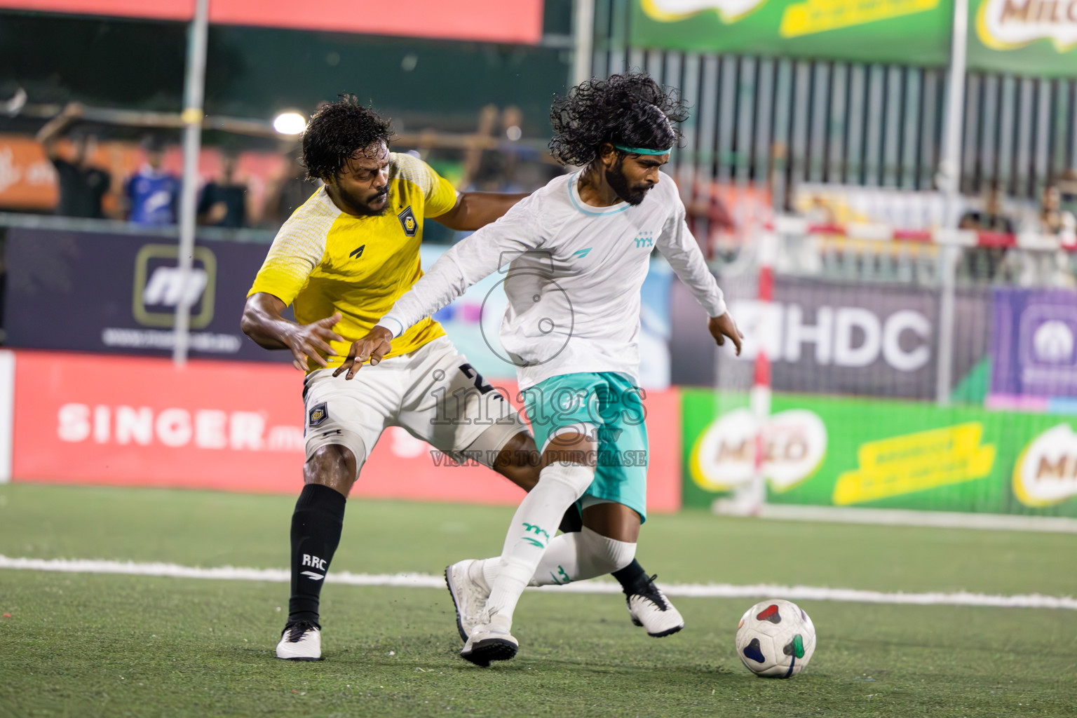 RRC vs MPL in Semi Finals of Club Maldives Cup 2024 held in Rehendi Futsal Ground, Hulhumale', Maldives on Monday, 14th October 2024. Photos: Ismail Thoriq / images.mv