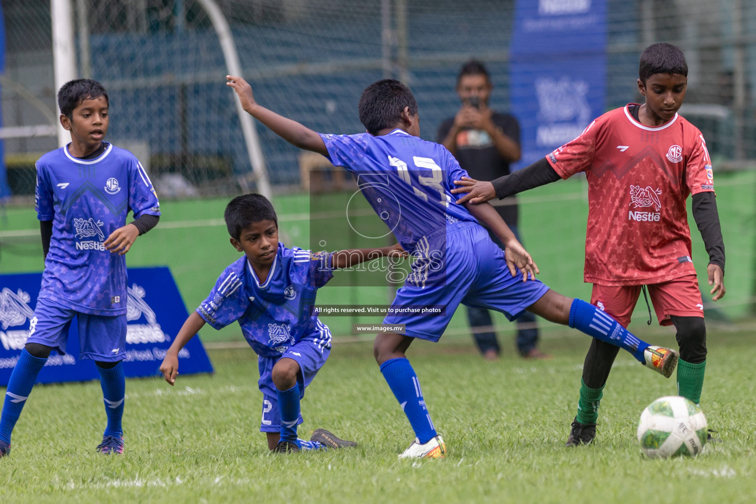 Day 1 of Nestle kids football fiesta, held in Henveyru Football Stadium, Male', Maldives on Wednesday, 11th October 2023 Photos: Shut Abdul Sattar/ Images.mv