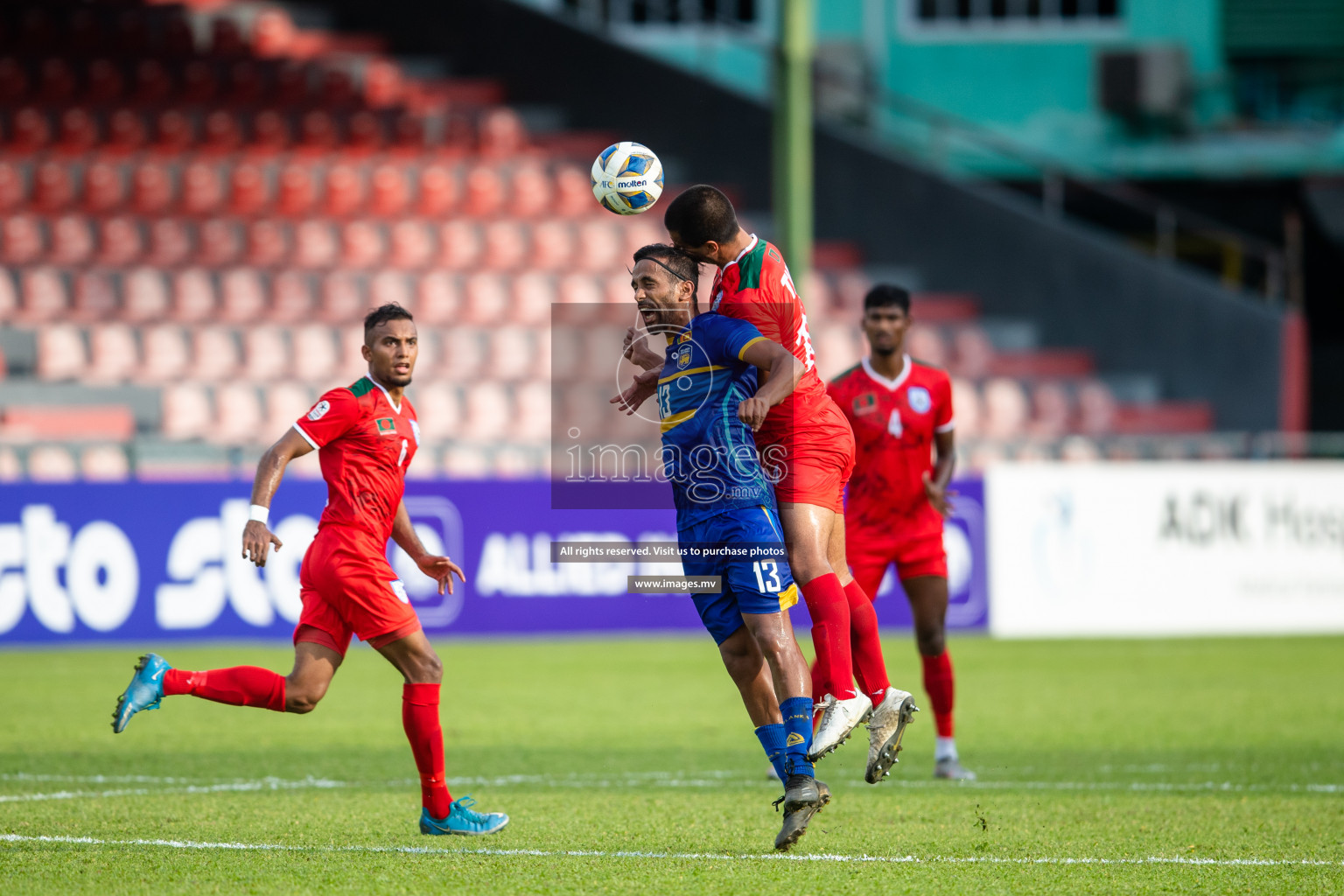 Bangladesh vs Sri Lanka in SAFF Championship 2021 held on 1st October 2021 in Galolhu National Stadium, Male', Maldives