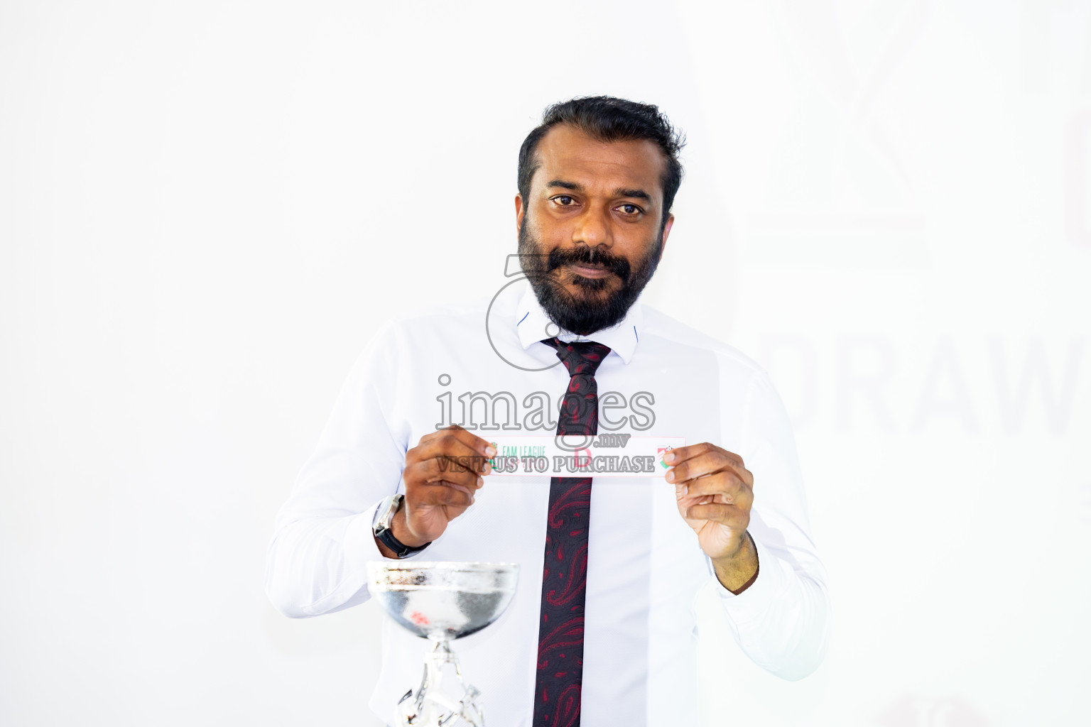 Draw Ceremony of FAM League Cup 2025 held in Male, Maldives, on Wednesday, 30th April 2025 Photos: Nausham Waheed / images.mv