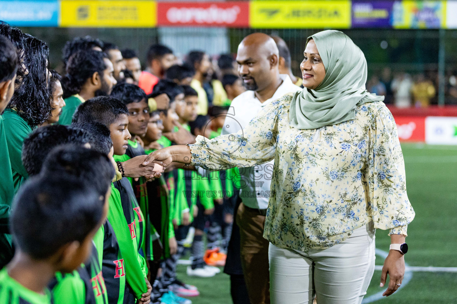 Opening of Golden Futsal Challenge 2024 with Charity Shield Match between L.Gan vs Th. Thimarafushi was held on Sunday, 14th January 2024, in Hulhumale', Maldives Photos: Nausham Waheed / images.mv