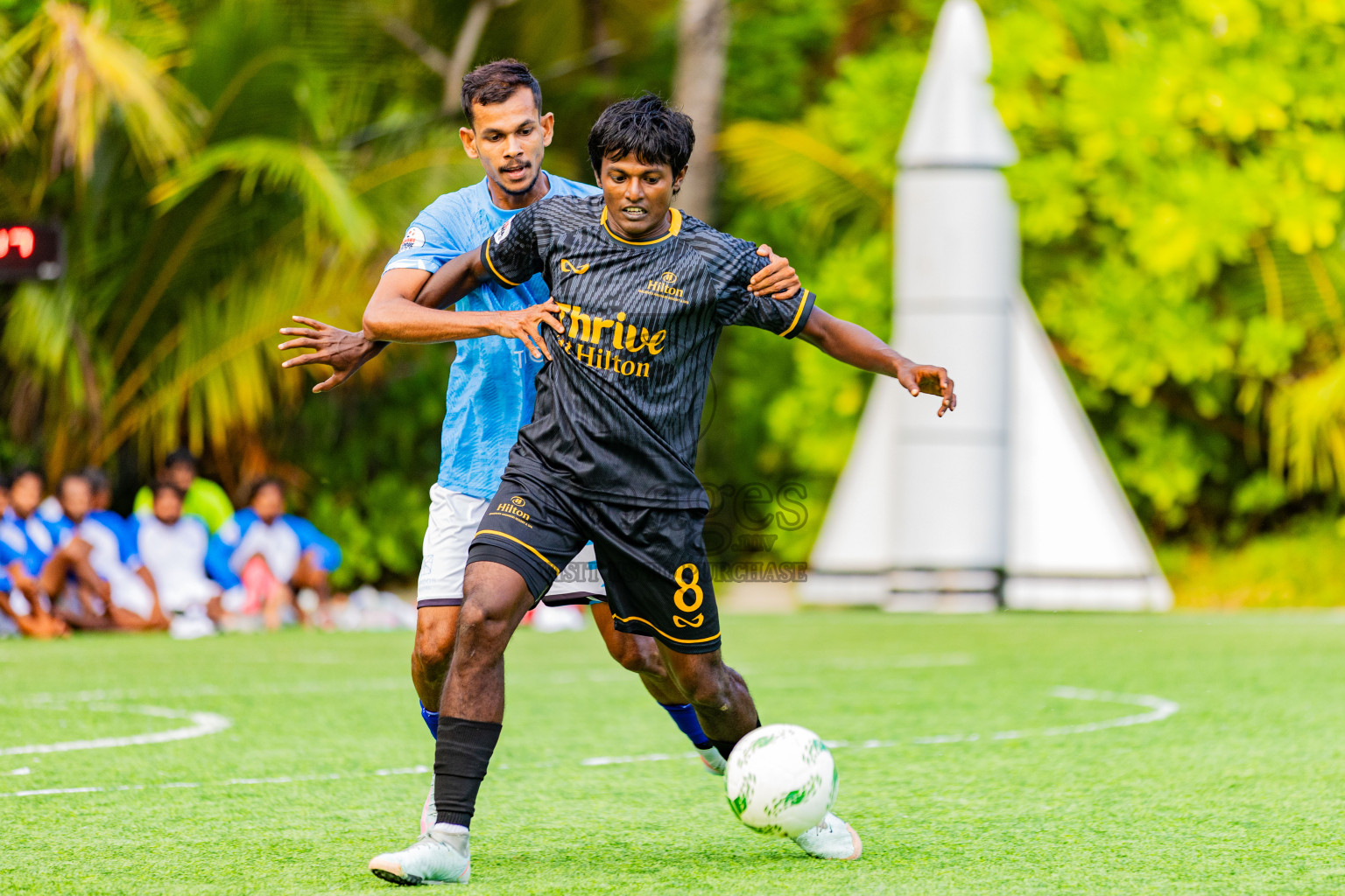 BANDOS vs Hilton Amingiri in Resort League 2025 (North Male Zone) day 7 was held on Tuesday, 9th September 2025 in One And Only Reethi Rah Maldives Resort, Photos: Areef Adam / images.mv