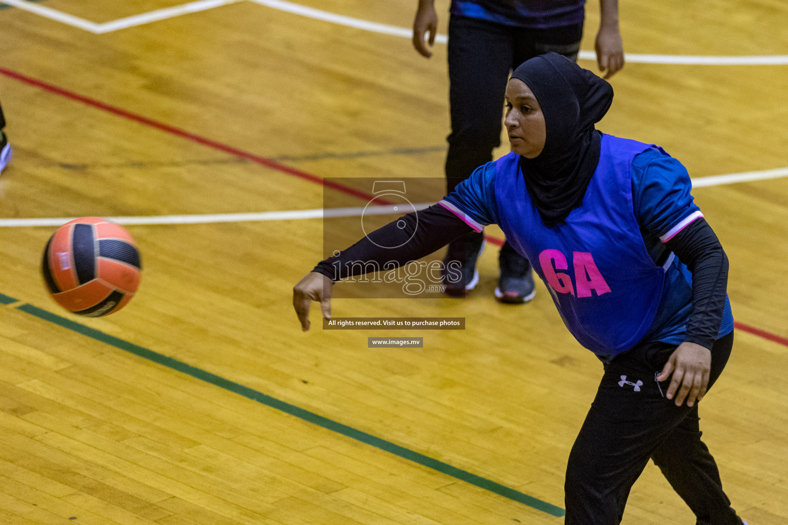 Xenith Sports Club vs Youth United Sports Club in the Milo National Netball Tournament 2022 on 18 July 2022, held in Social Center, Male', Maldives. Photographer: Shuu, Hassan Simah / Images.mv