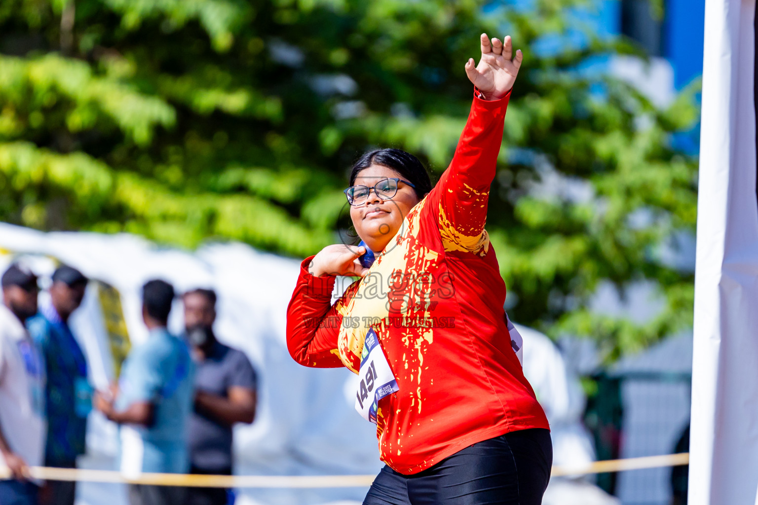 Day 3 of MWSC Interschool Athletics Championships 2024 held in Hulhumale Running Track, Hulhumale, Maldives on Monday, 11th November 2024. Photos by:  Nausham Waheed / Images.mv