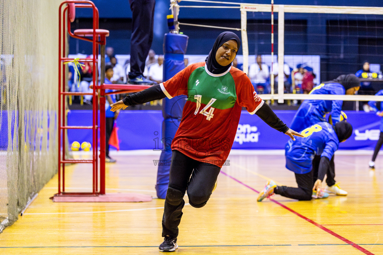 Finals of Interschool Volleyball Tournament 2024 was held in Social Center at Male', Maldives on Friday, 6th December 2024. Photos: Nausham Waheed / images.mv