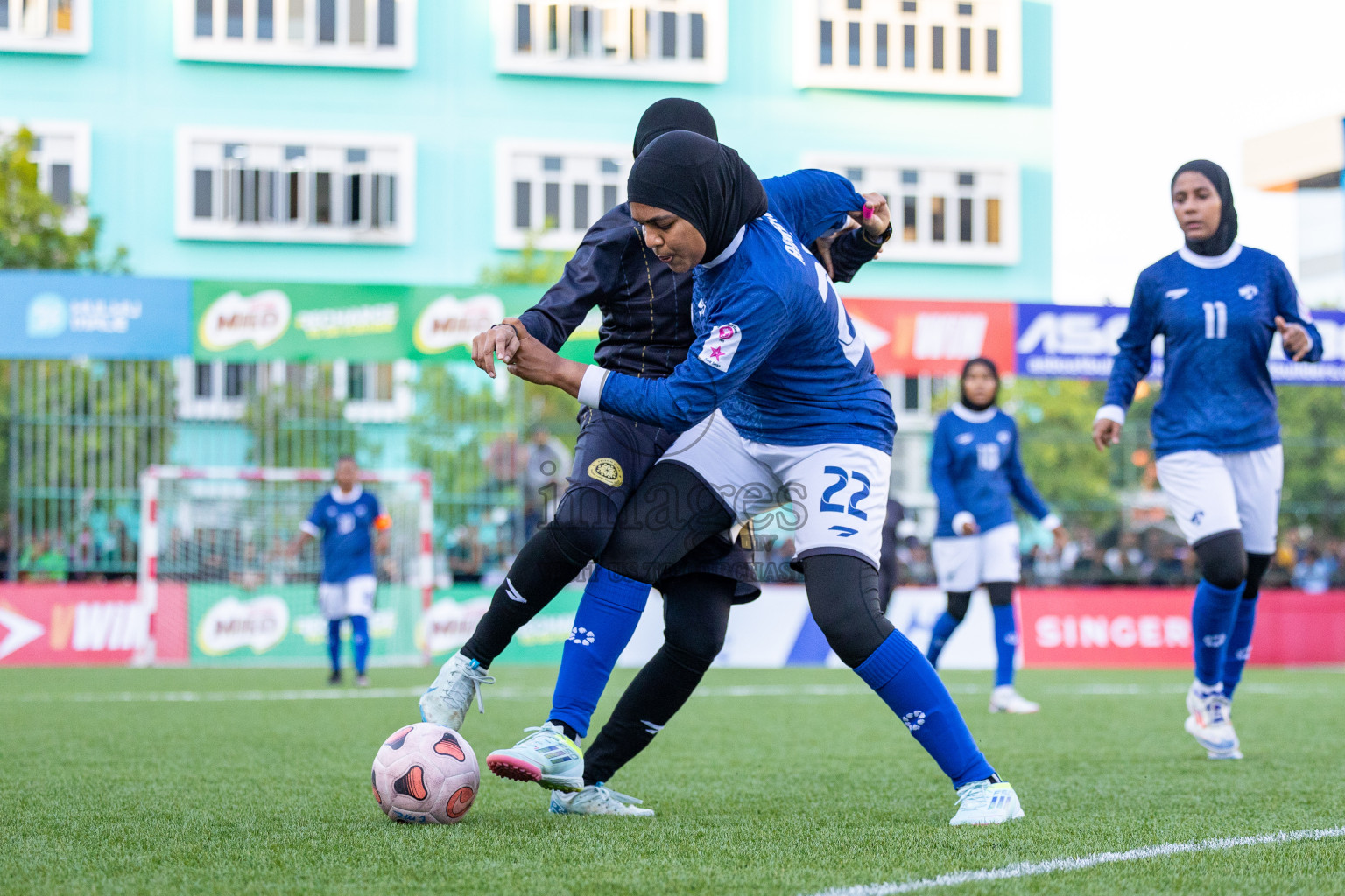 Prison Club vs Team MACL in Eighteen Thirty Classic of Club Maldives 2025 was held in Rehendhi Futsal Ground, Hulhumale', Maldives on Tuesday, 16th September 2025. Photos: Mohamed Mahfooz Moosa / images.mv