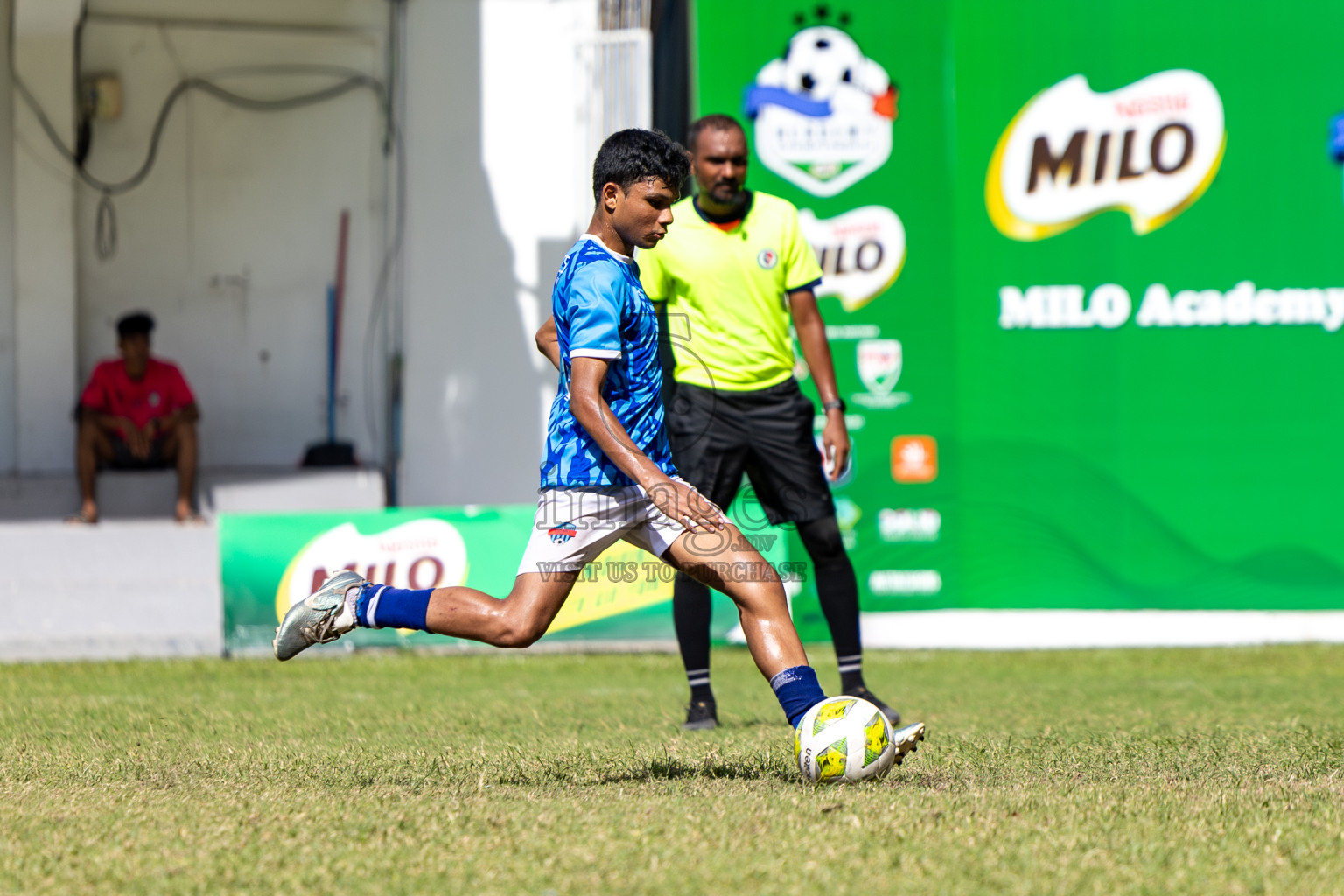 Day 4 of MILO Academy Championship 2024 (U-14) was held in Henveyru Stadium, Male', Maldives on Sunday, 3rd November 2024. 
Photos: Hassan Simah / Images.mv