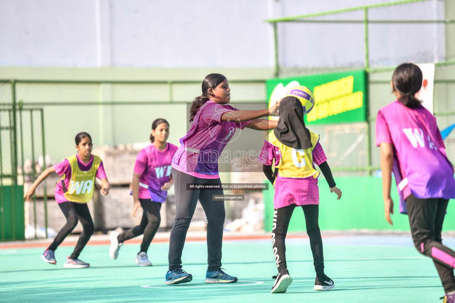 Day 7 of Junior Netball Championship 2022 on 11th March 2022 held in Male', Maldives. Photos by Nausham Waheed