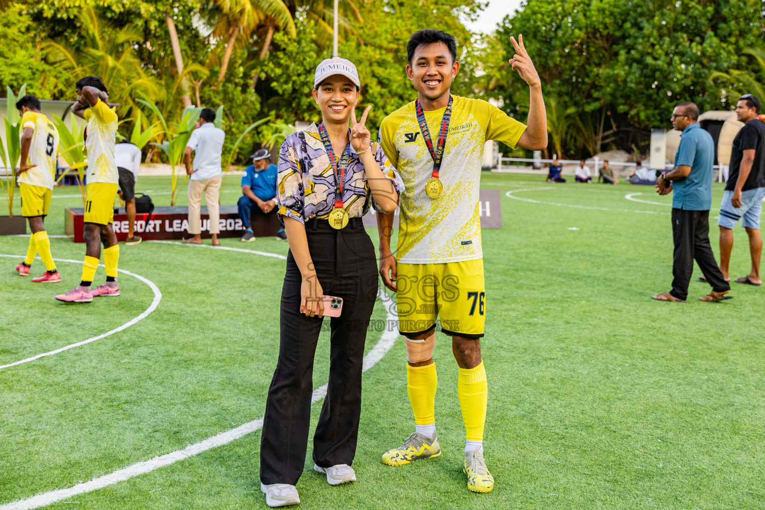 Jumeirah vs Varu in Final of Resort League 2025 (North Male Zone) was held on Saturday, 27th September 2025 in One And Only Reethi Rah Maldives Resort, Photos: Areef Adam / images.mv