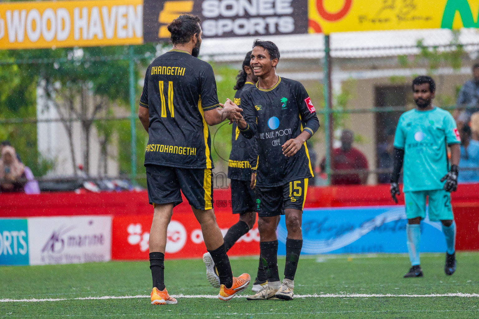 ADh Dhangethi vs ADh Hangnaameedhoo in Day 10 of Golden Futsal Challenge 2025 was held on Tuesday, 14th January 2025, in Hulhumale', Maldives Photos: Shuu Abdul Sattar / images.mv