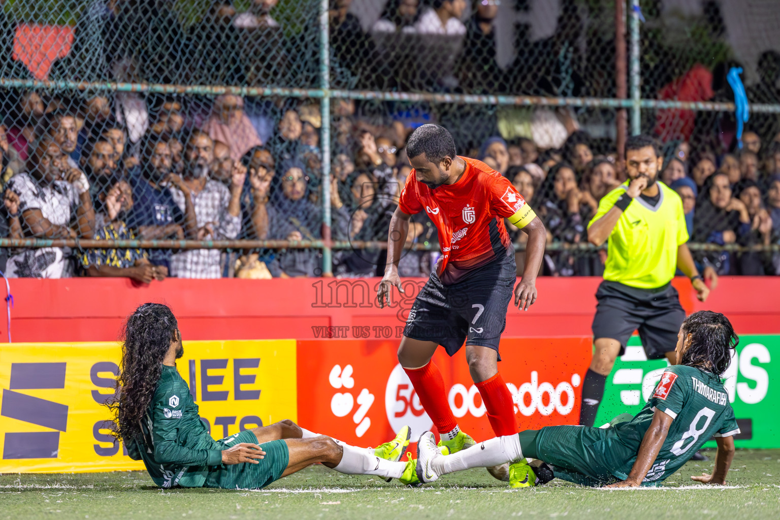 L Gan vs Th Thimarafushi in Zone Round on Day 30 of Golden Futsal Challenge 2025 was held on Monday , 3rd February 2025, in Hulhumale', Maldives.
Photos: Ismail Thoriq / images.mv