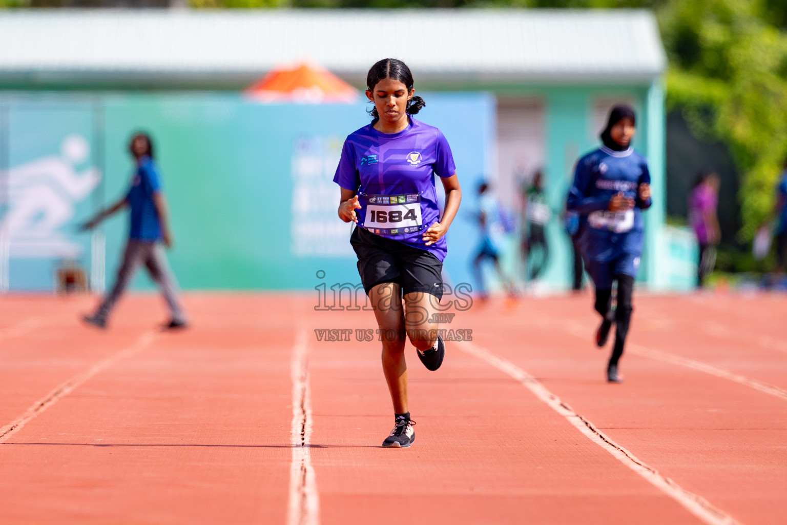 Day 3 of MWSC Interschool Athletics Championships 2024 held in Hulhumale Running Track, Hulhumale, Maldives on Monday, 11th November 2024. 
Photos by: Hassan Simah / Images.mv