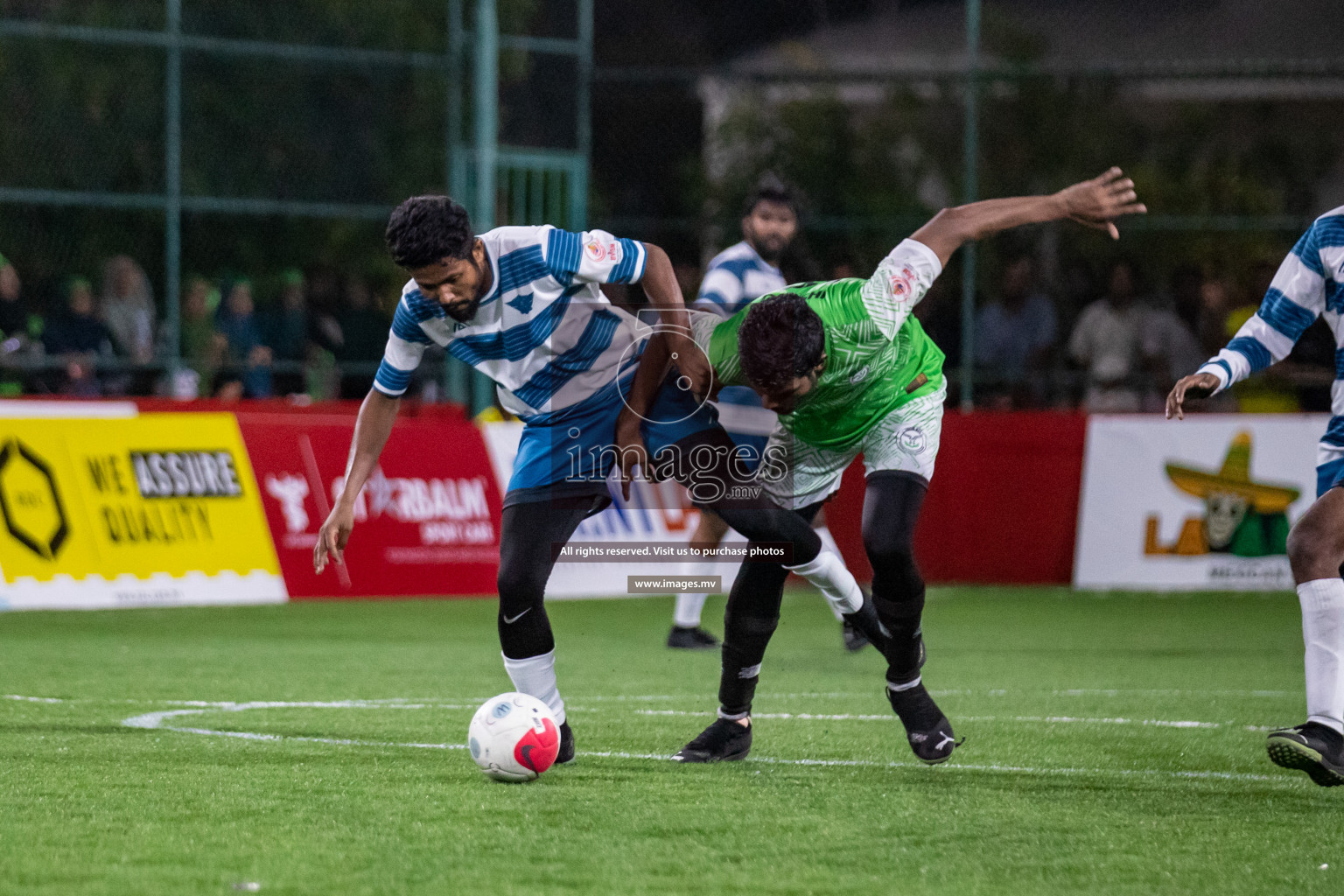 Club AVSEC vs TEAM DJA in Club Maldives Cup 2022 was held in Hulhumale', Maldives on Sunday, 9th October 2022. Photos: Hassan Simah / images.mv