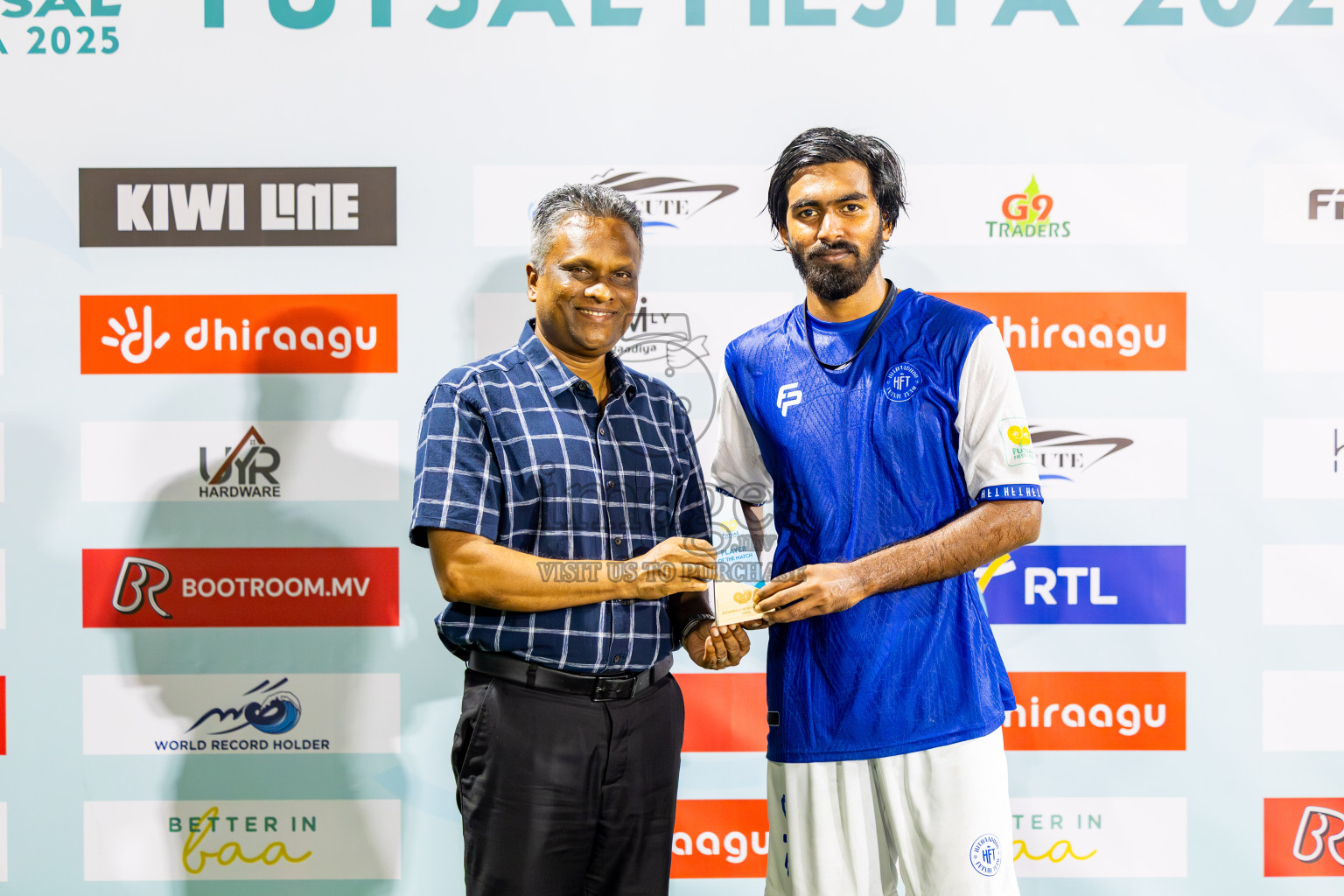Kudarikilu vs Hithaadhoo in Day 1 of Better in Baa Futsal Fiesta 2025 Men's division held in B. Eydhafushi, Maldives on Wednesday, 5th November 2025. Photos: Nausham Waheed / images.mv