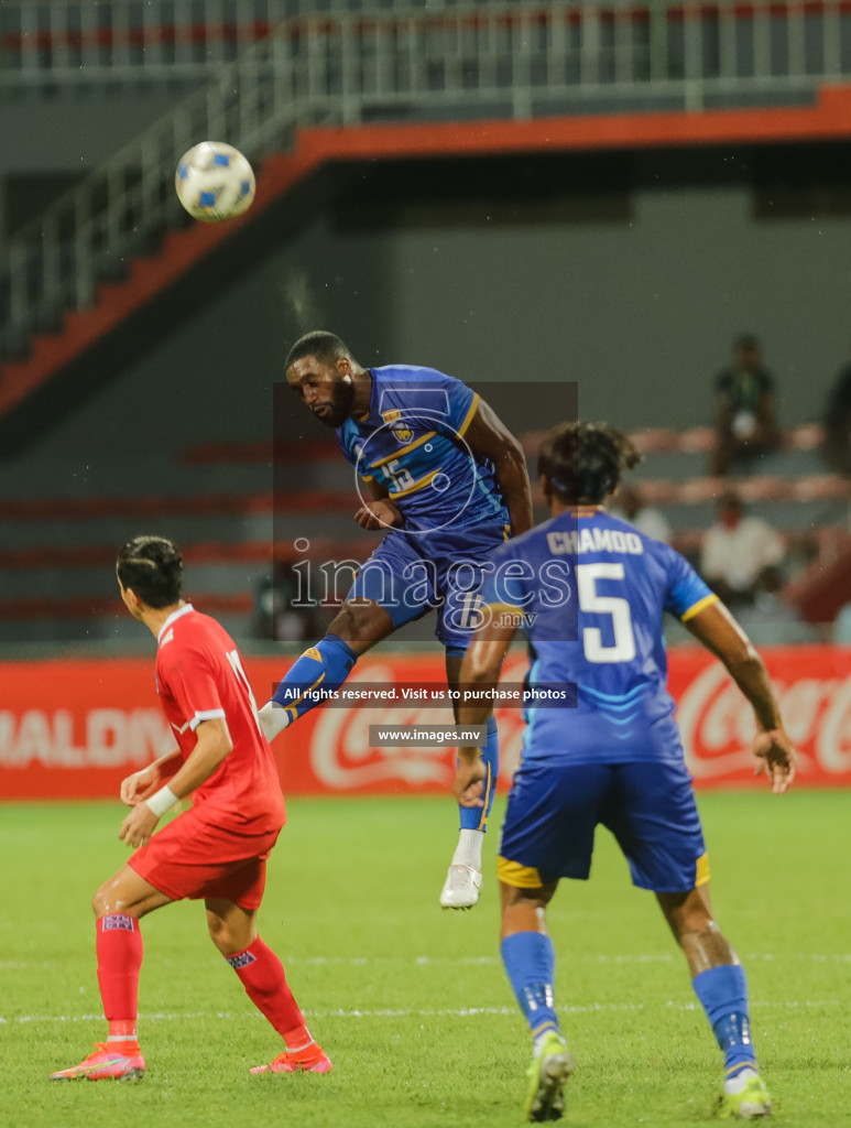 Nepal vs Sri Lanka in SAFF Championship 2021 held on 4th October 2021 in Galolhu National Stadium, Male', Maldives