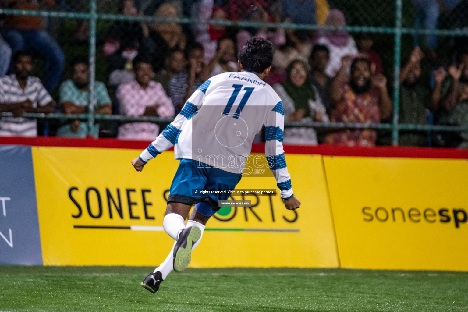 Club AVSEC vs TEAM DJA in Club Maldives Cup 2022 was held in Hulhumale', Maldives on Sunday, 9th October 2022. Photos: Hassan Simah / images.mv