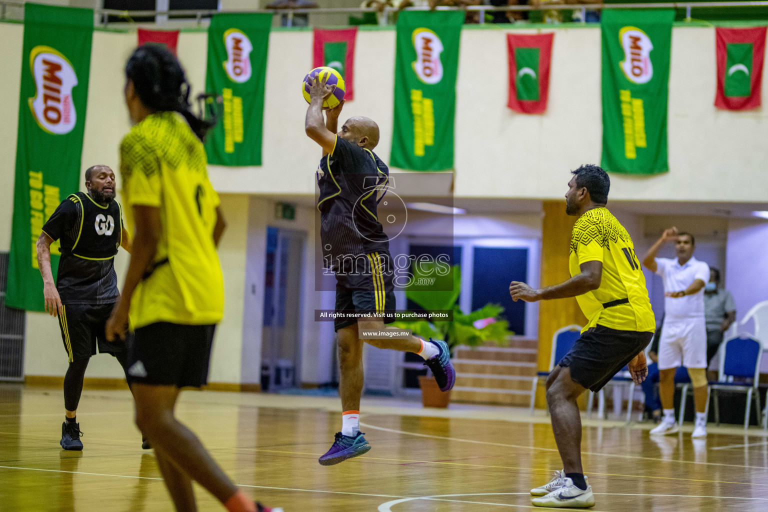 Kulhudhuffushi Youth & R.C vs Club Matrix in the Finals of Milo National Netball Tournament 2021 held on 4th December 2021 in Male', Maldives Photos: Ismail Thoriq, Maanish / images.mv