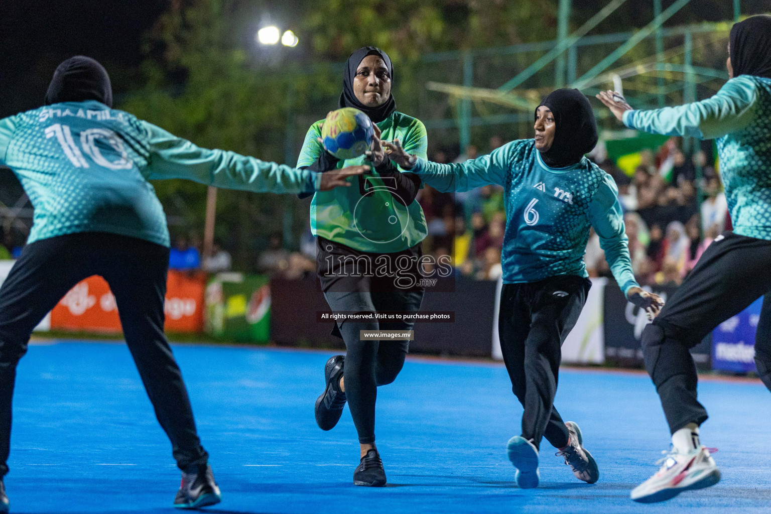 2nd Division Final of 7th Inter-Office/Company Handball Tournament 2023, held in Handball ground, Male', Maldives on Monday, 25th October 2023 Photos: Nausham Waheed/ Images.mv