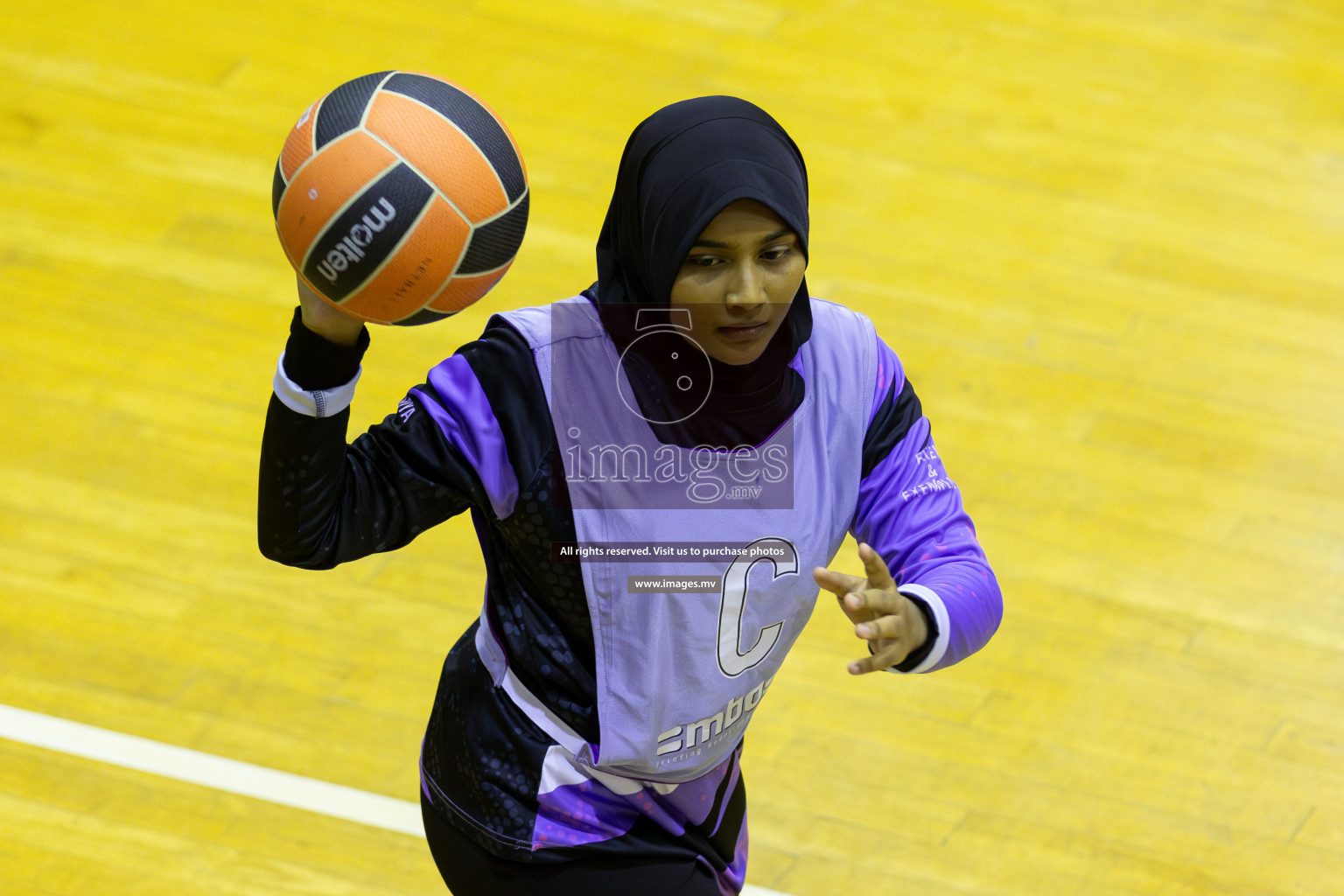 Day 11 of 24th Interschool Netball Tournament 2023 was held in Social Center, Male', Maldives on 6th November 2023. Photos: Mohamed Mahfooz Moosa / images.mv