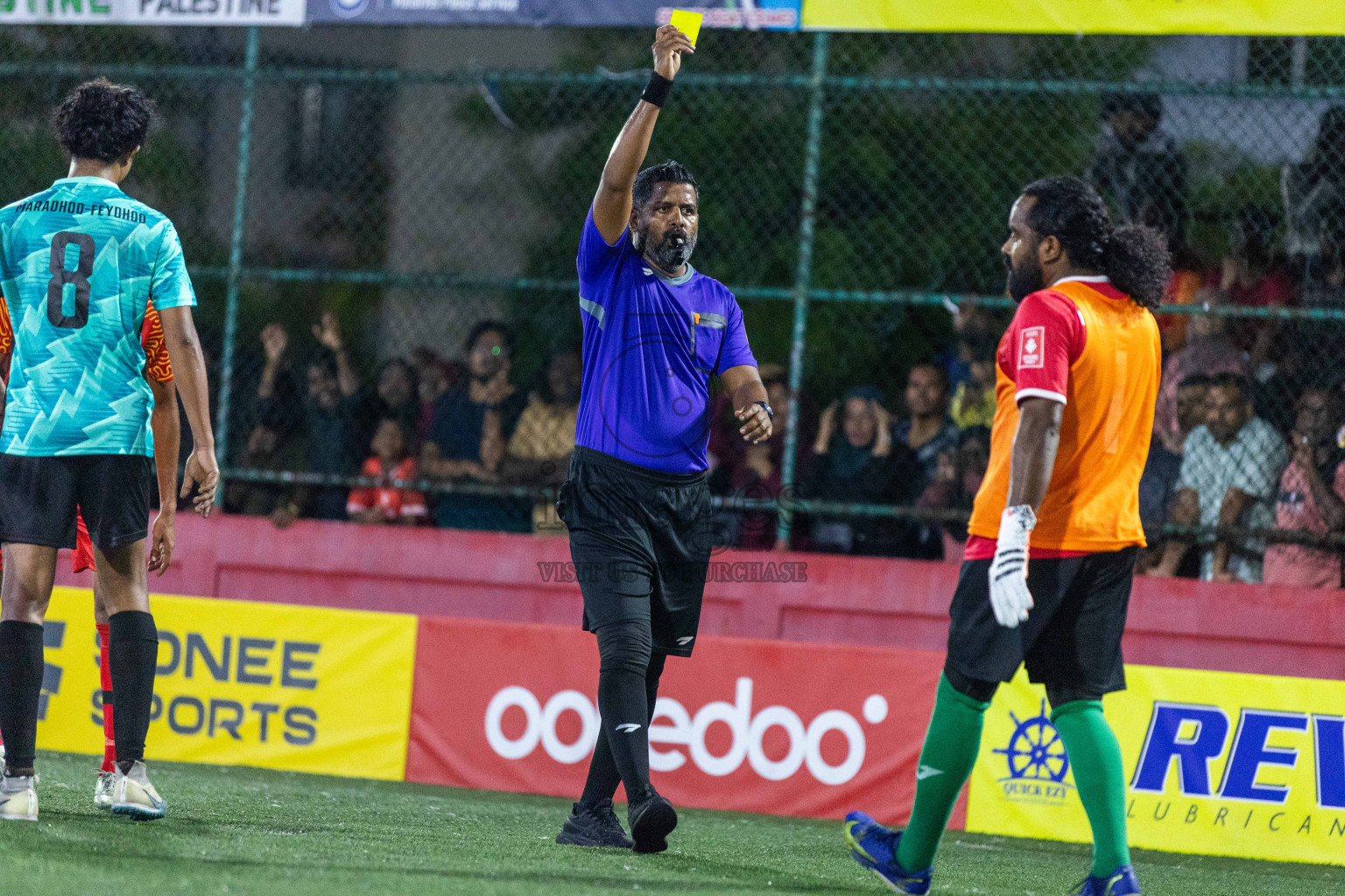 S Maradhoo VS S Maradhoofeydhoo in Day 13 of Golden Futsal Challenge 2024 was held on Saturday, 27th January 2024, in Hulhumale', Maldives Photos: Nausham Waheed / images.mv