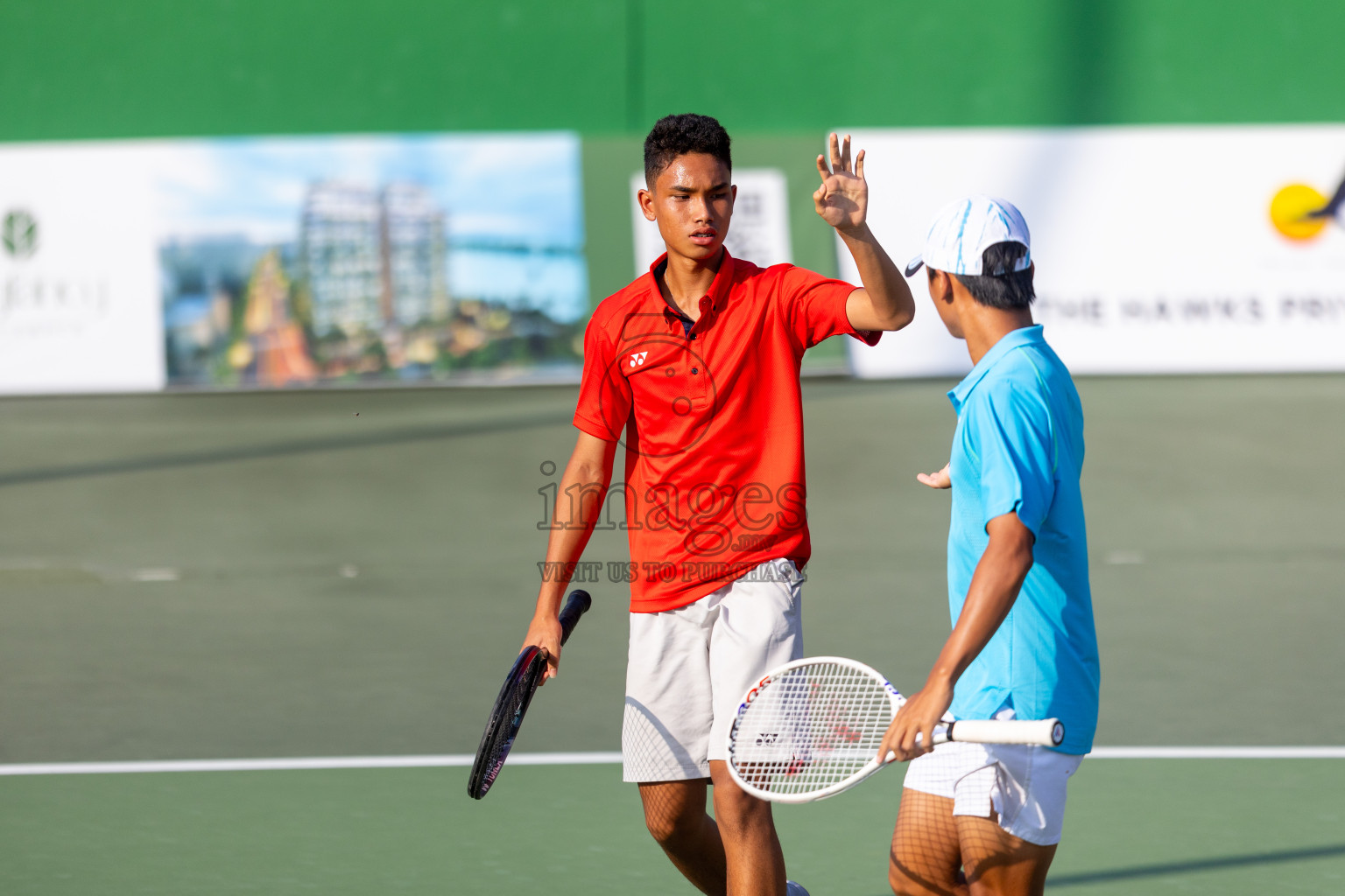 Day 3 of ATF Maldives Junior Open Tennis was held in Male' Tennis Court, Male', Maldives on Wednesday, 11th December 2024. Photos: Ismail Thoriq / images.mv