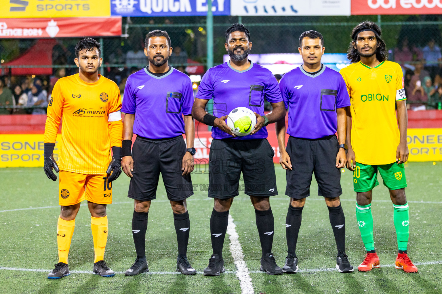 GDh. Vaadhoo VS GDh. Gadhdhoo in Day 23 of Golden Futsal Challenge 2024 was held on Tuesday , 6th February 2024 in Hulhumale', Maldives 
Photos: Hassan Simah / images.mv