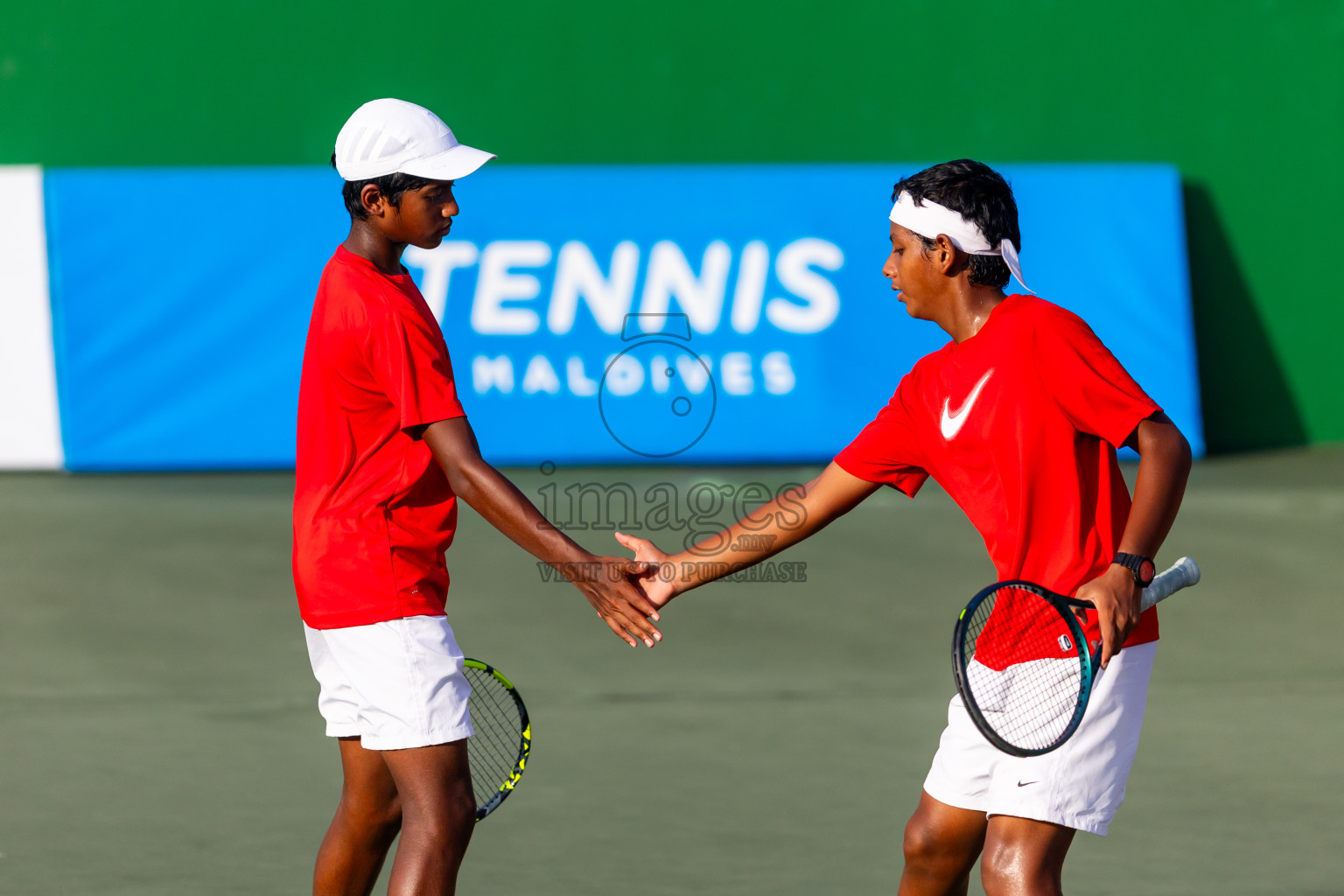 Day 2 of ATF Maldives Junior Open Tennis was held in Male' Tennis Court, Male', Maldives on Tuesday, 10th December 2024. Photos: Nausham Waheed / images.mv