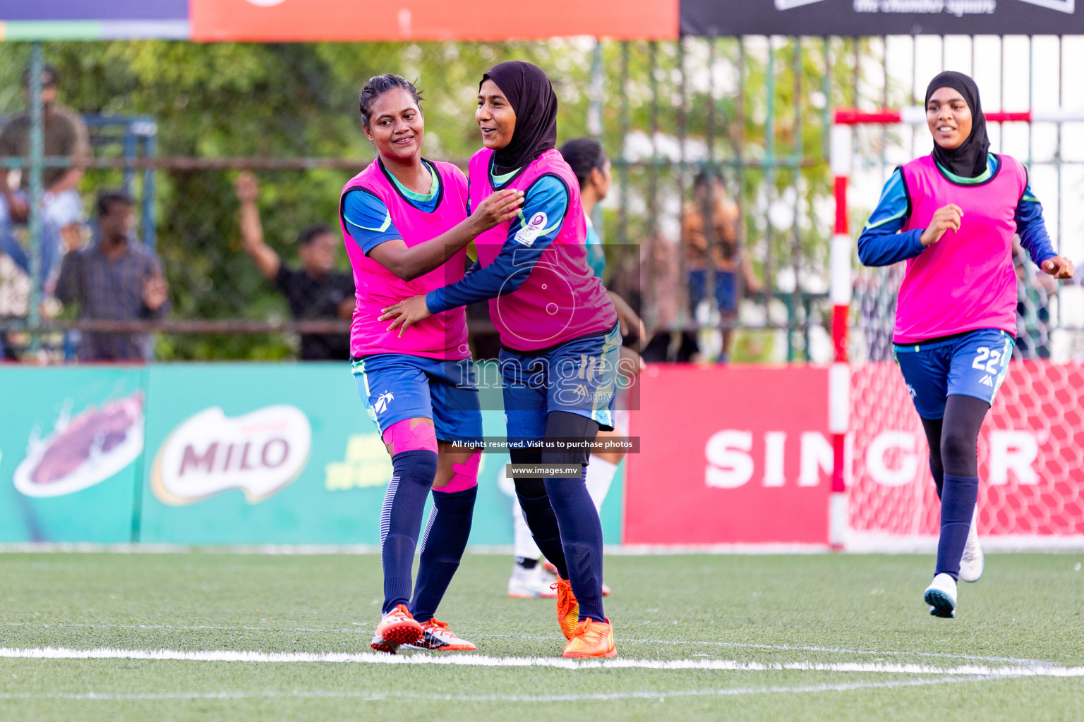 WAMCO vs MACL in 18/30 Futsal Fiesta Classic 2023 held in Hulhumale, Maldives, on Tuesday, 18th July 2023 Photos: Hassan Simah / images.mv