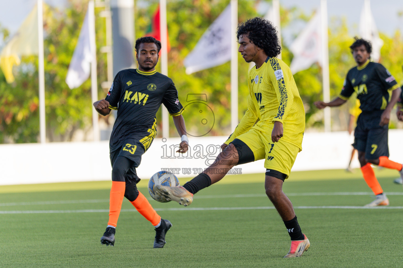 Velaa Sports Club vs Team Middle East in Day 3 of Eydhafushi Cup 2025 held in Eydhafushi Football Stadium at B. Eydhafushi, Maldives on Sunday, 7th September 2025. Photos: Arif Rasheed / images.mv