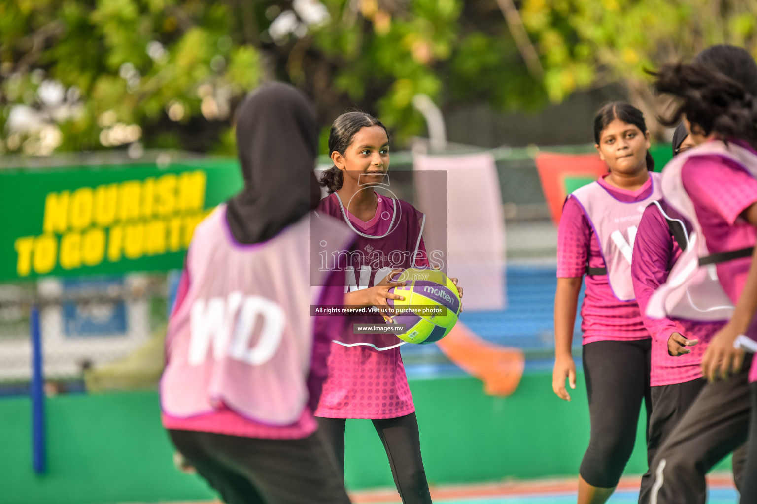 Day 10 of Junior Netball Championship 2022 held in Male', Maldives. Photos by Nausham Waheed