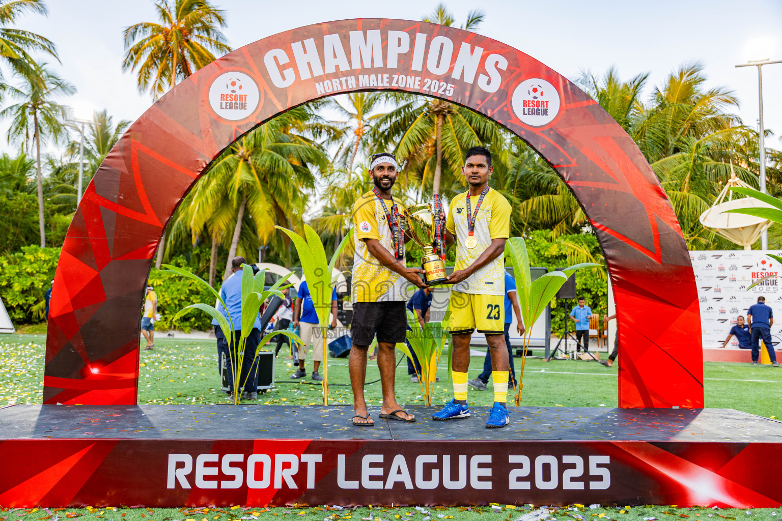 Jumeirah vs Varu in Final of Resort League 2025 (North Male Zone) was held on Saturday, 27th September 2025 in One And Only Reethi Rah Maldives Resort, Photos: Areef Adam / images.mv